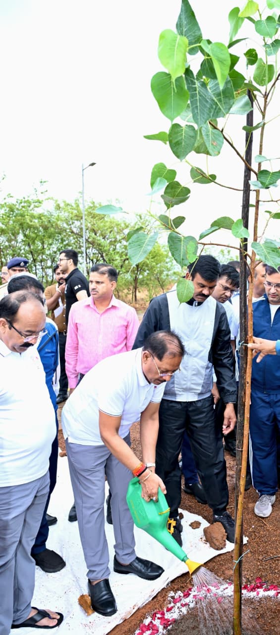 विकसित और हरित छत्तीसगढ़ के लिए पौधारोपण पर जोर