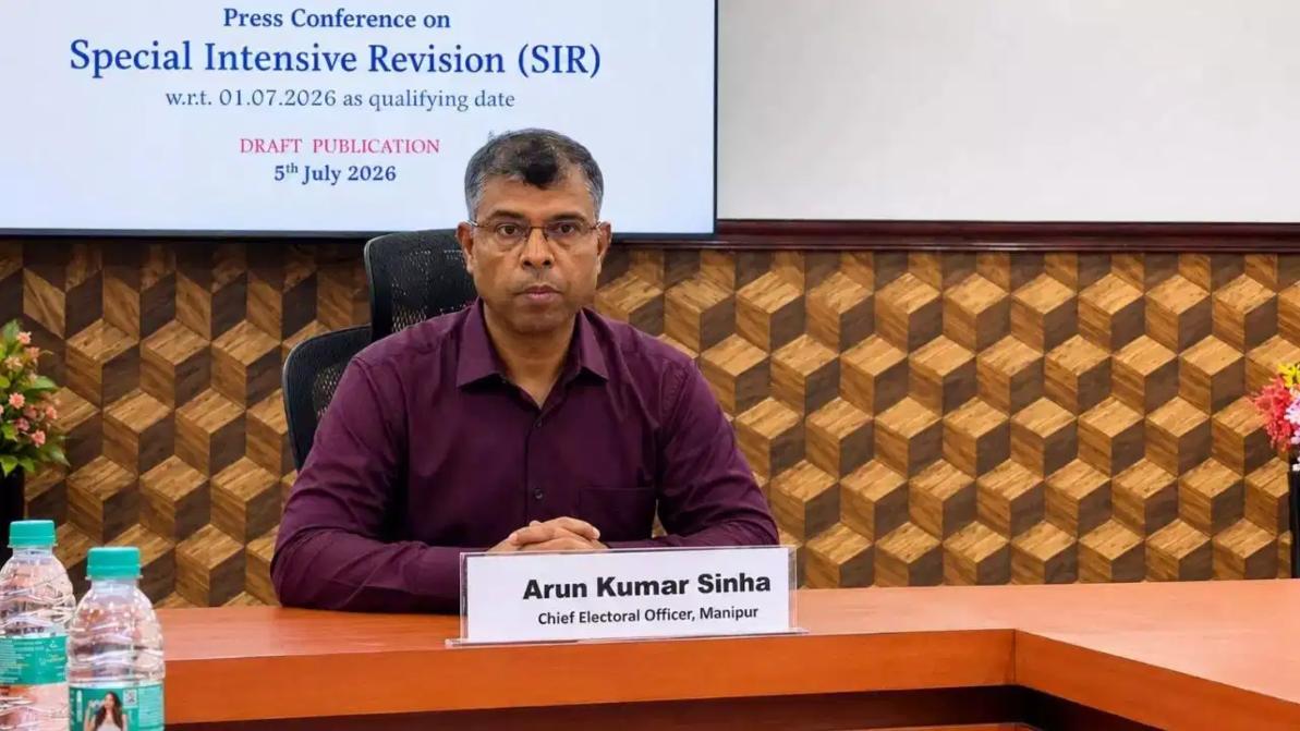 Manipur SIR: ड्राफ्ट मतदाता सूची जारी, महिलाओं ने फिर पुरुषों को पीछे छोड़ा