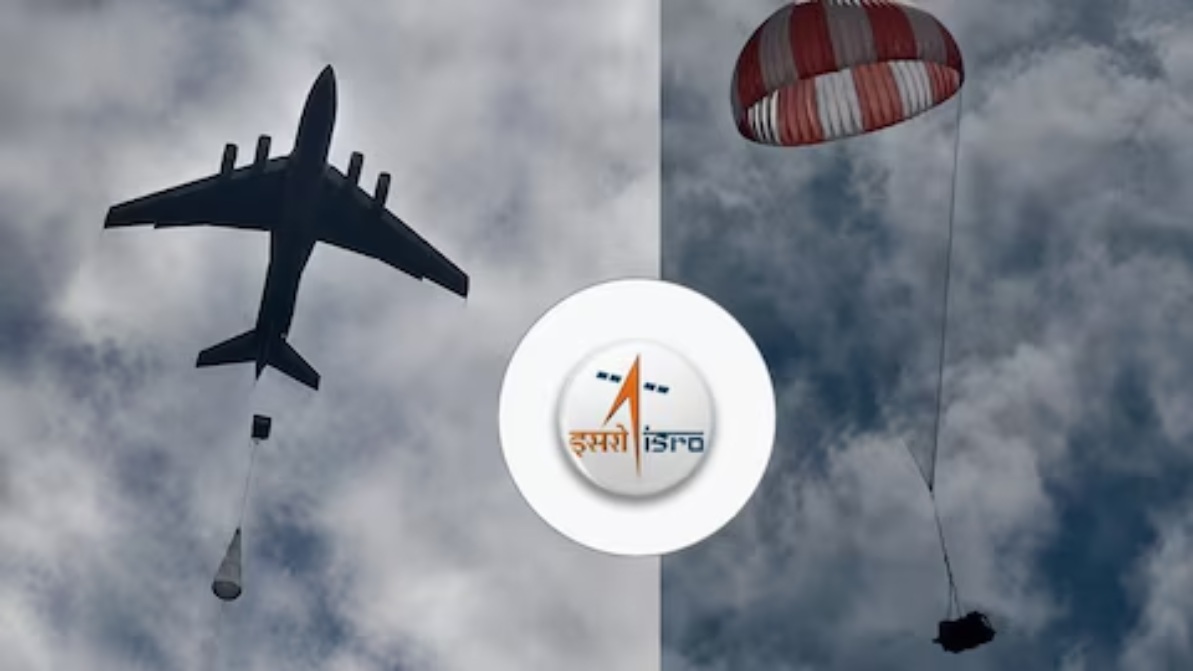 गगनयान मिशन से पहले ISRO को बड़ी सफलता, मुख्य पैराशूट सिस्टम का परीक्षण सफल