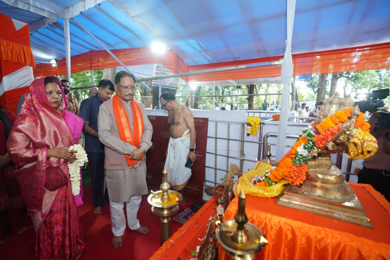 भोरमदेव मंदिर में मुख्यमंत्री ने की परिक्रमा, जनकल्याण की कामना