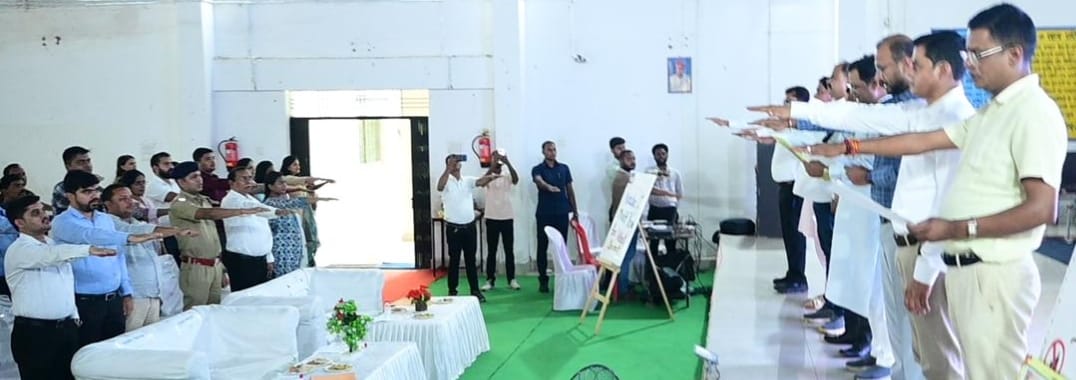 प्रधानमंत्री के अभियान से जुड़कर जीपीएम जिले ने दिया नशामुक्ति का संदेश