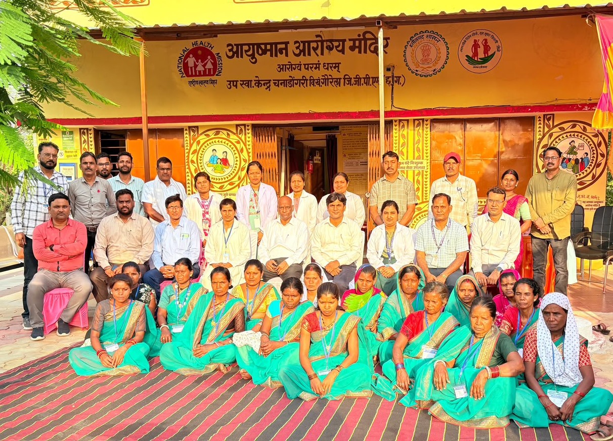 गौरेला-पेंड्रा-मरवाही का आयुष्मान आरोग्य मंदिर बना उत्कृष्ट स्वास्थ्य सेवा केंद्र
