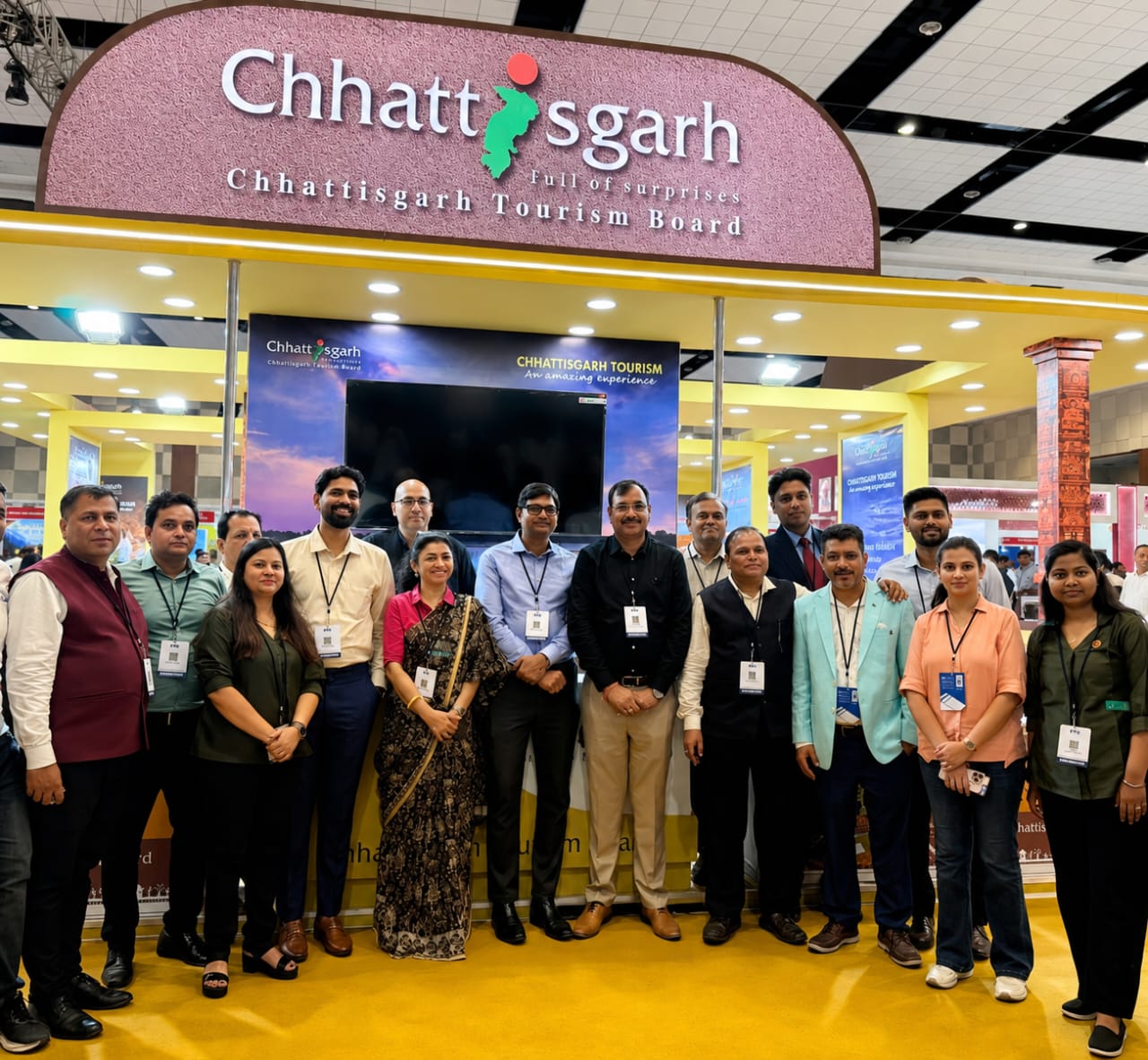 गुजरात में छत्तीसगढ़ पर्यटन की दमदार दस्तक, टीटीएफ गांधीनगर में दिखा राज्य का वैभव