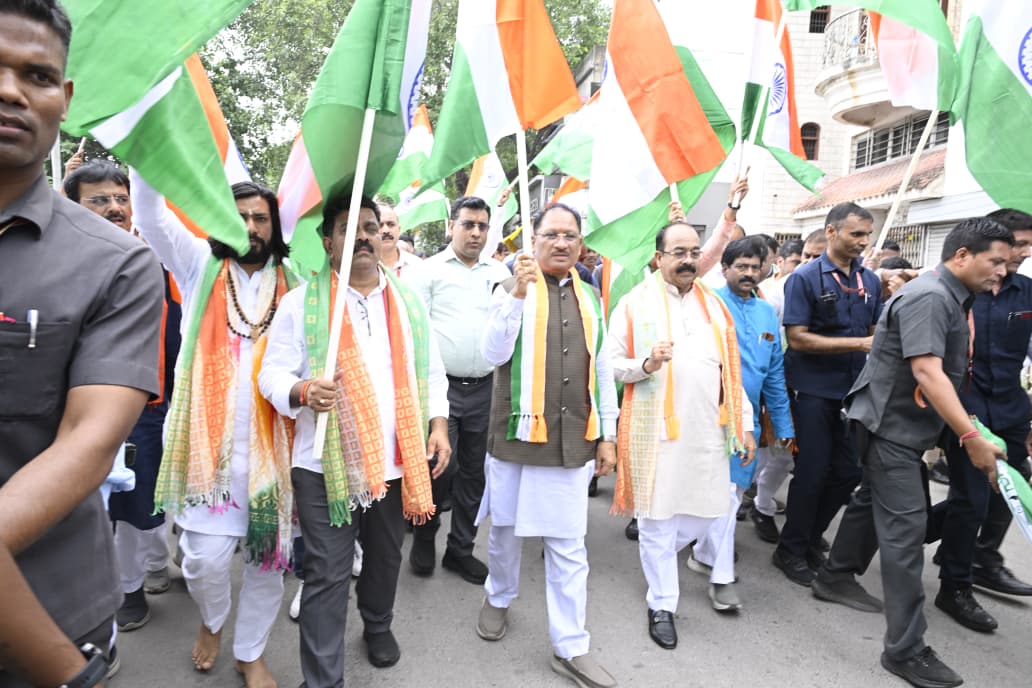 तिरंगा यात्रा ने दिया राष्ट्रीय एकता का संदेश, ‘भारत एक है, भारत श्रेष्ठ है’ की गूंज