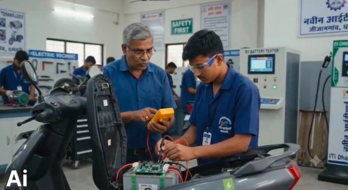 रोजगार और स्वरोजगार की नई राह, जीजामगांव आईटीआई में इलेक्ट्रिक व्हीकल ट्रेड की शुरुआत