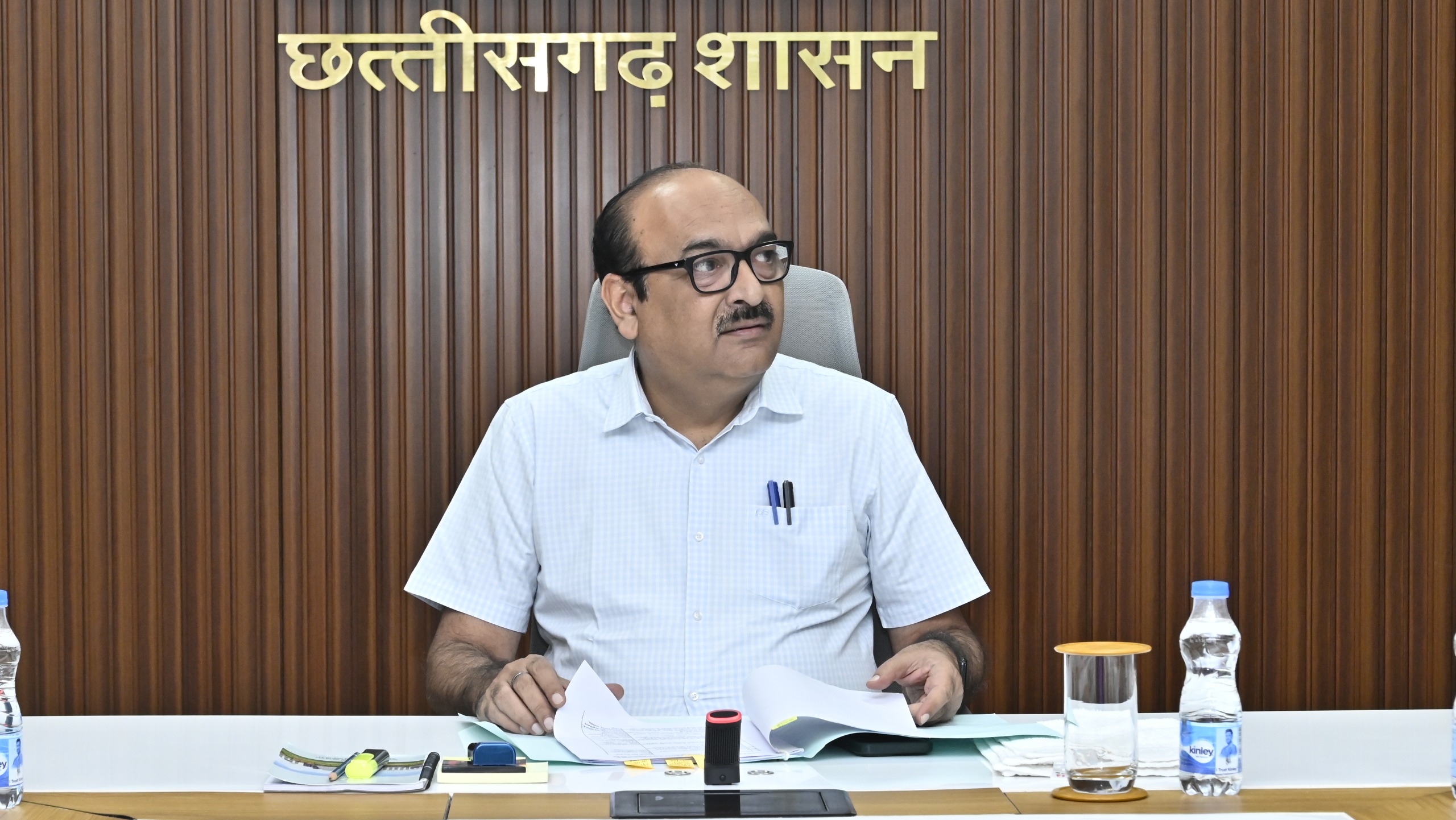 सी.पी. राधाकृष्णन के रायपुर दौरे की तैयारियां, सभी विभागों को बेहतर समन्वय के निर्देश