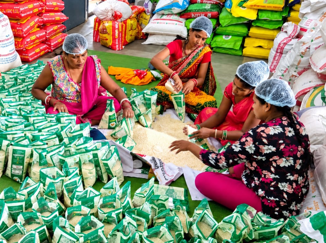 महिला उद्यमिता और किसानों की मेहनत से विष्णुभोग बना सफलता की मिसाल