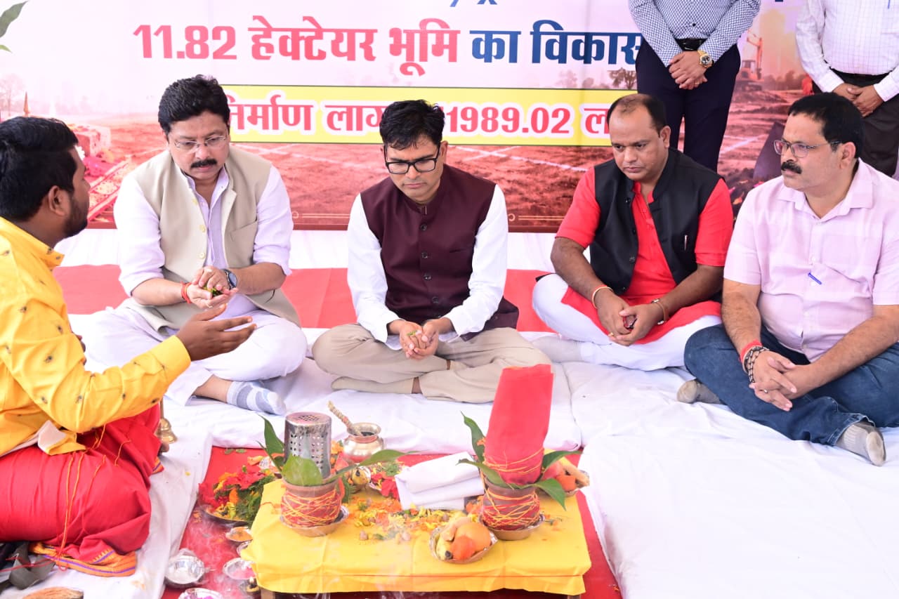 सेक्टर-12 फेस-2 में बनेंगे 348 नए आवास, मंत्री ओपी चौधरी ने किया भूमिपूजन