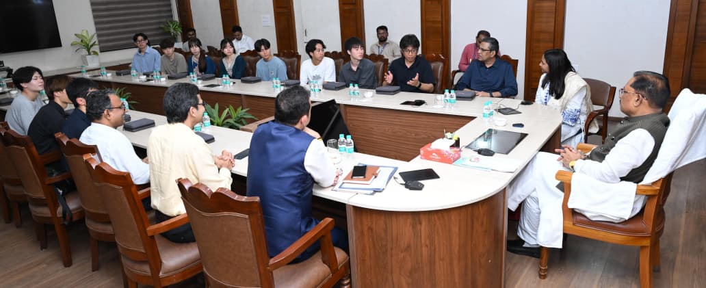 भारत-जापान के युवाओं का संवाद बढ़ाएगा मित्रता और सहयोग : मुख्यमंत्री विष्णुदेव साय