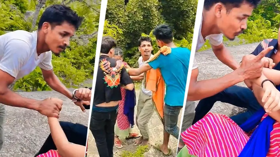 मंदार पर्वत पर छह युवकों की करतूत? वायरल वीडियो की पुलिस जांच शुरू