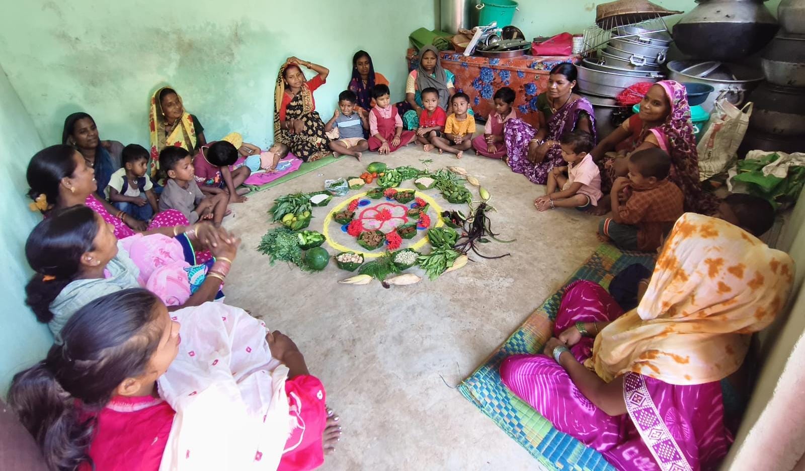 गोद भराई और अन्नप्राशन संस्कार से जुड़ा ‘आंगन मिलन’ कार्यक्रम