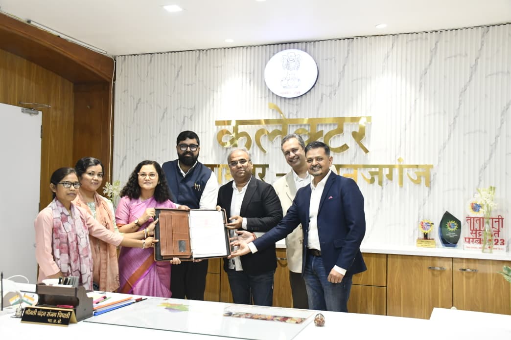 बलरामपुर में प्रिज्मा एआई के साथ हुआ कॉग्निटिव डेटा एनोटेशन सेंटर का एमओयू