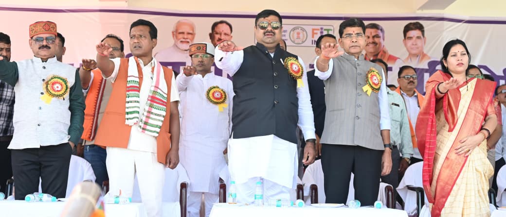 खेलभांठा मैदान में चार दिवसीय राज्य स्तरीय खेल प्रतियोगिता शुरू