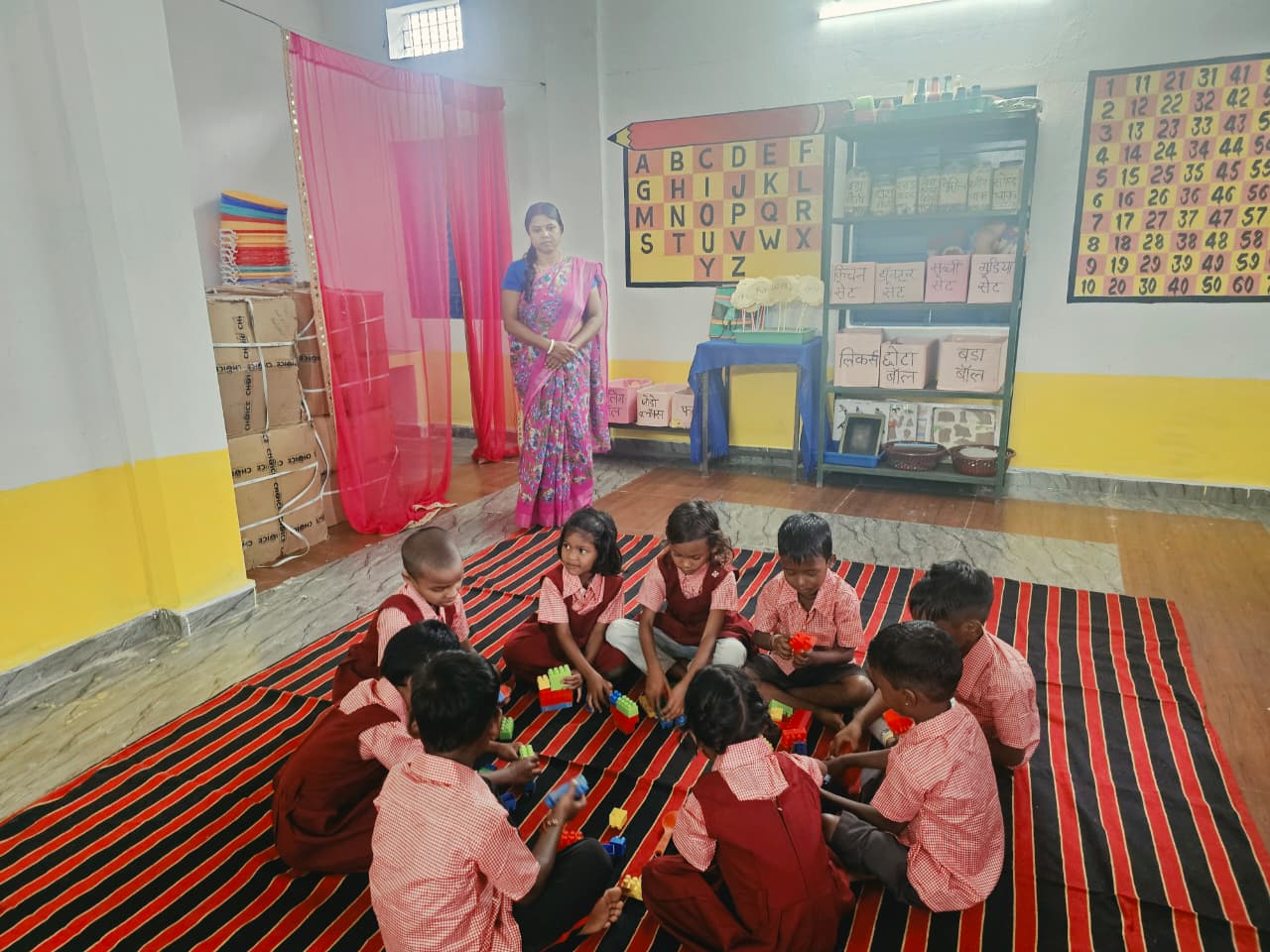पर्याप्त जगह मिलने से आंगनबाड़ी की गतिविधियों का बेहतर हो रहा संचालन