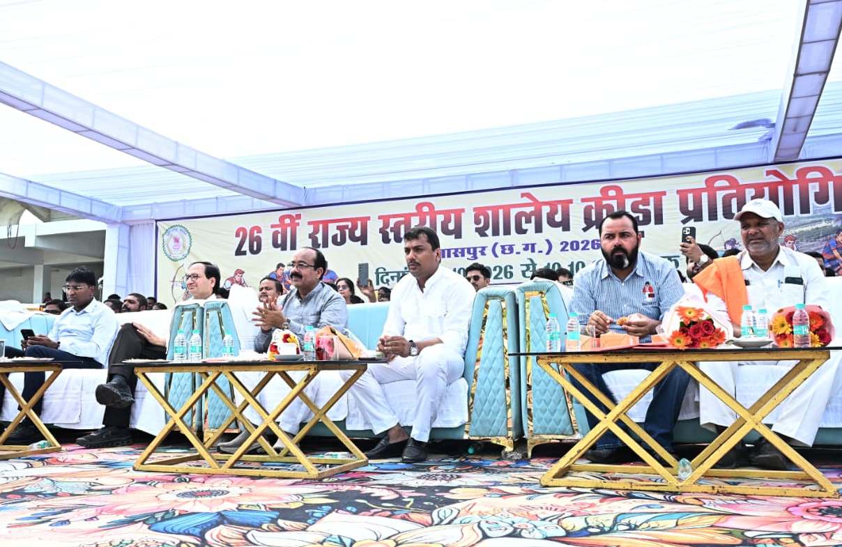 भारत माता की वंदना और सांस्कृतिक प्रस्तुतियों से सजा शालेय क्रीड़ा प्रतियोगिता का शुभारंभ