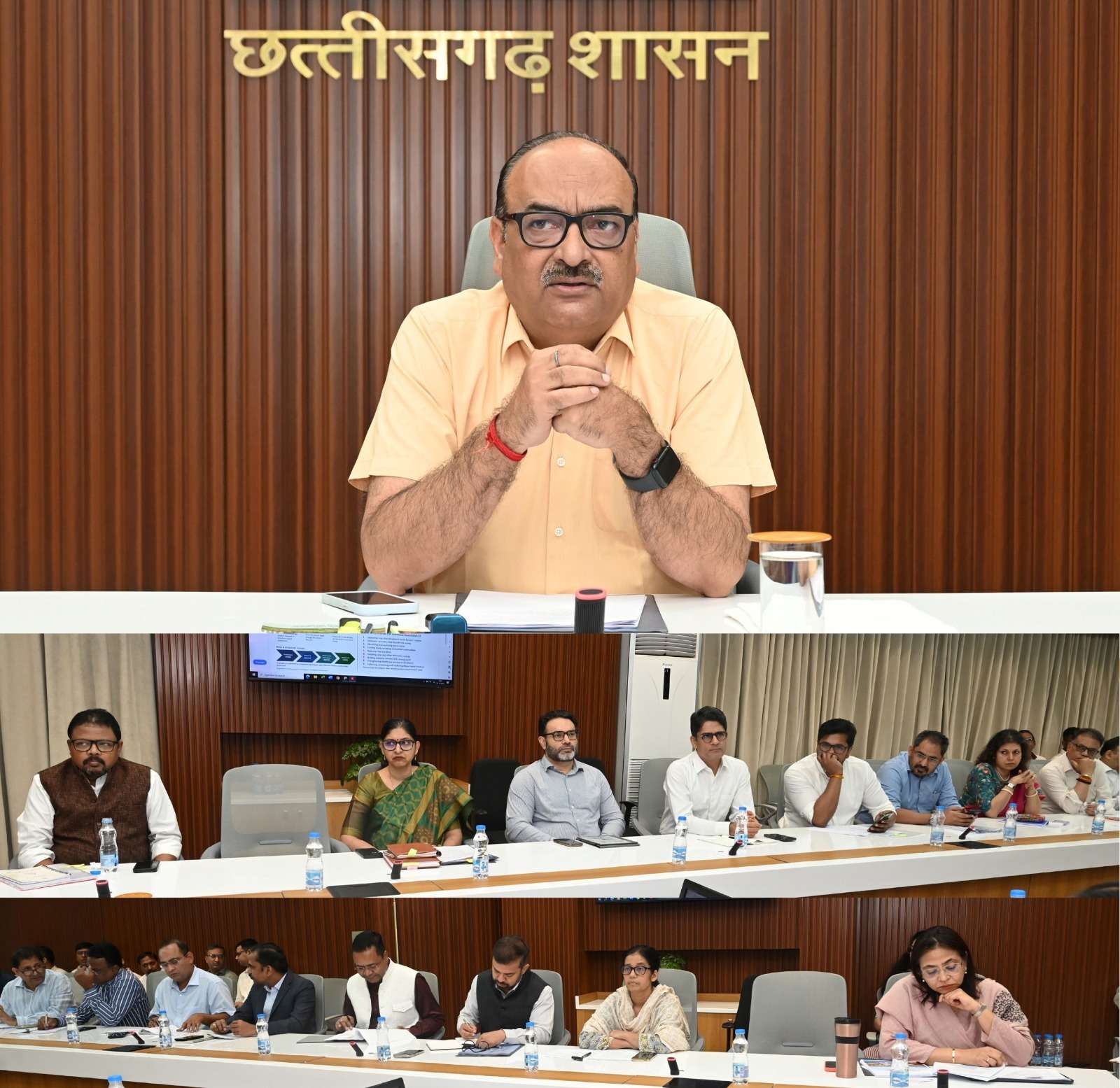 पंचायत, आदिम जाति विकास और वन विभाग के स्वीकृत निर्माण कार्य शीघ्र पूरे करने के निर्देश