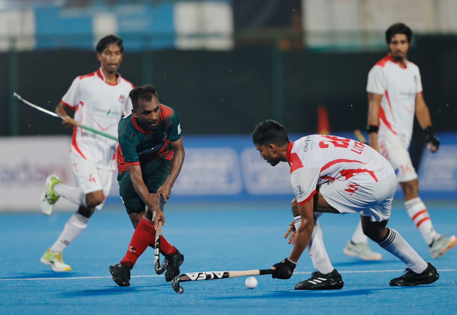 आशीष तानी पूर्ति ने दागे तीन गोल, टूर्नामेंट में गोलों की संख्या 12 तक पहुंची