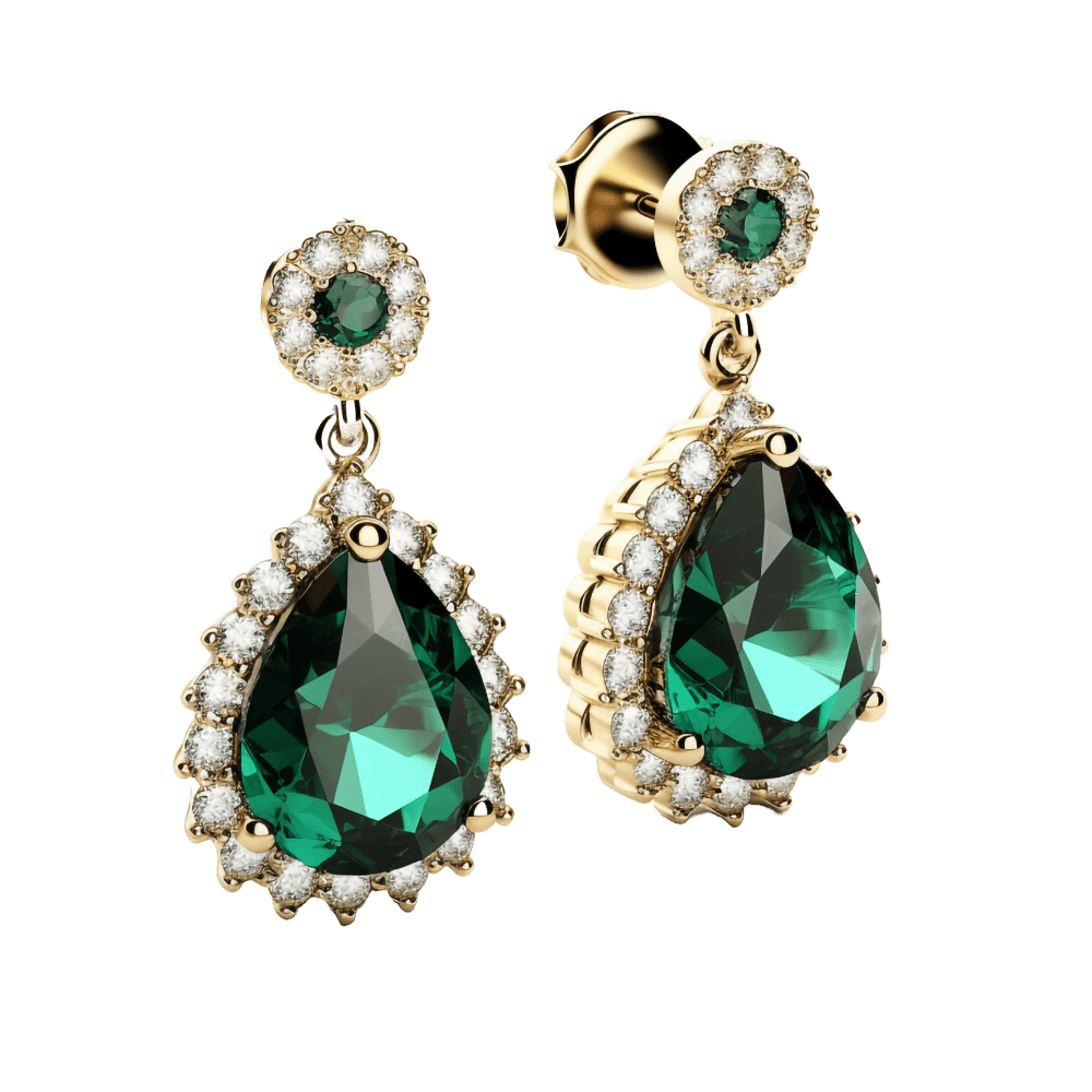 Luna Crystal Earrings - Optika Lumera