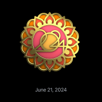 I earned this award on International Day of Yoga with a 10-minute yoga workout!