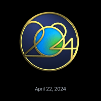 I earned this Earth Day award with a 30-minute workout on Earth Day.