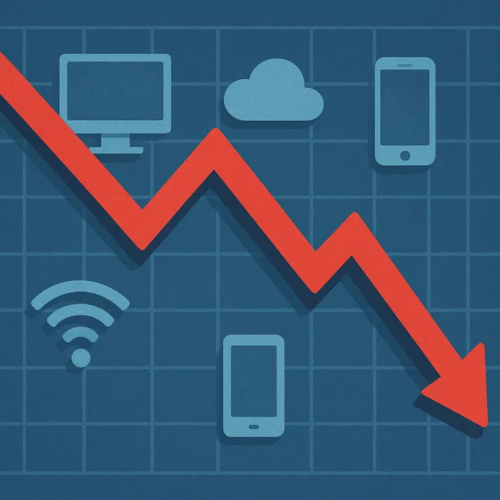 뉴욕증시 하락, 나스닥 1.6%↓…빅테크 실적 부진