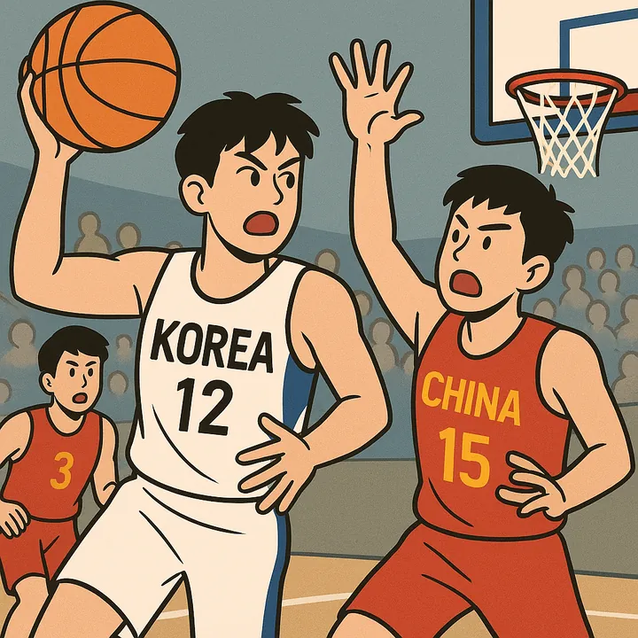 한국 농구, 중국에 2연승…12년 만의 기록