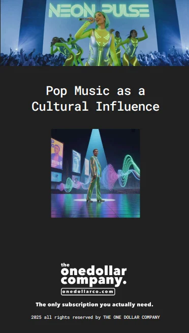 Pop Music As A Cultural Influence