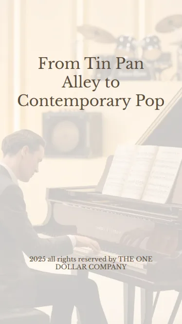 From Tin Pan Alley To Contemporary Pop