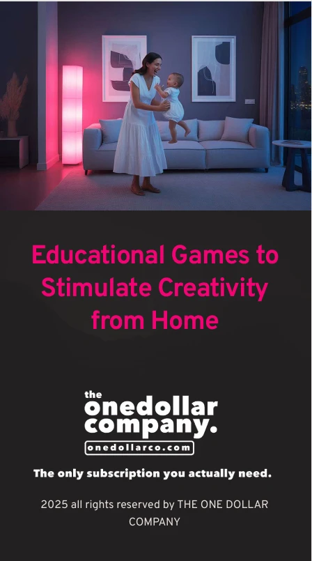 Educational Games to Stimulate Creativity from Home