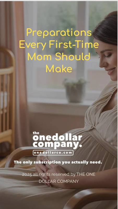 Preparations Every First Time Mom Should Make