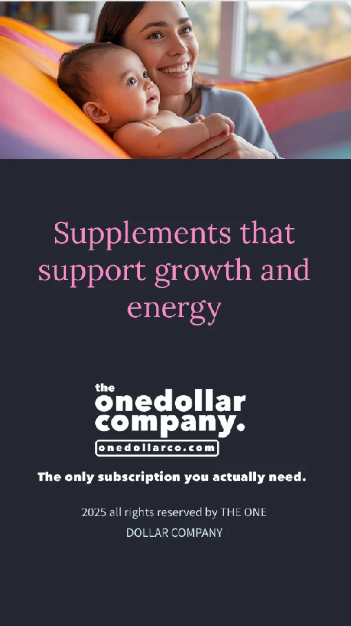 Supplements that support growth and energy
