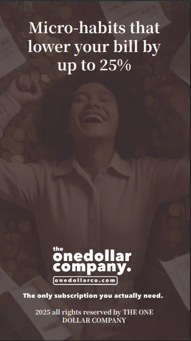 Micro-Habits That Lower Your Bill By Up To 25%