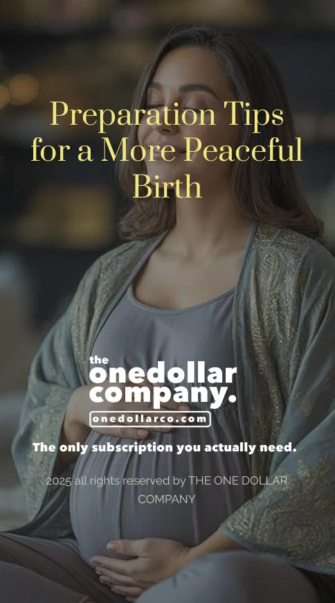 Preparation Tips for a More Peaceful Birth