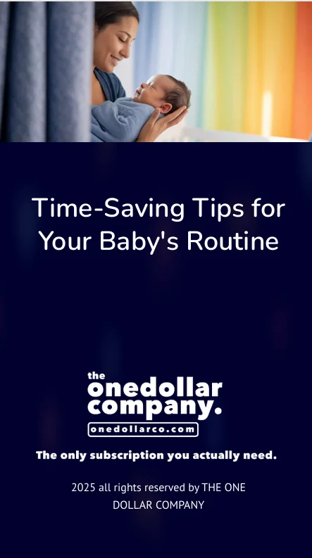 Time Saving Tips for Your Babys Routine