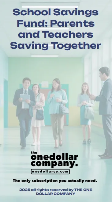 School Savings Fund: Parents And Teachers Saving Together