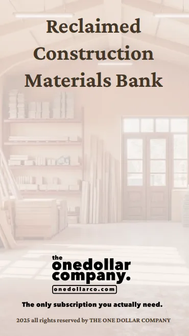 Reclaimed Construction Materials Bank