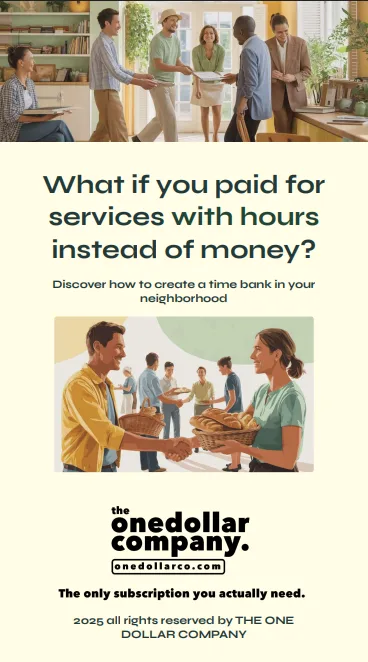 What If You Paid For Services With Hours Instead of Money?