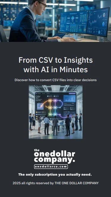 From CSV To Insights With AI In Minutes