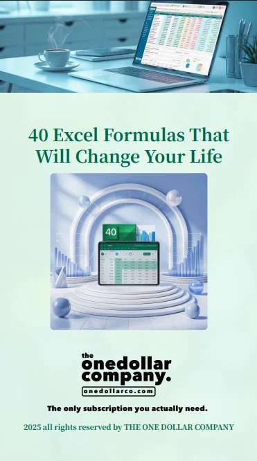 40 Excel Formulas That Will Change Your Life