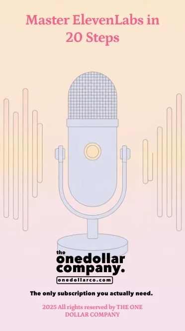 Master ElevenLabs In 20 Steps