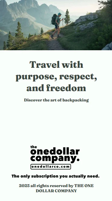 Travel With Purpose, Respect And Freedom