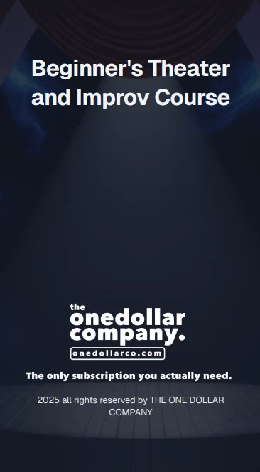 Beginner’s Theater And Improv Course