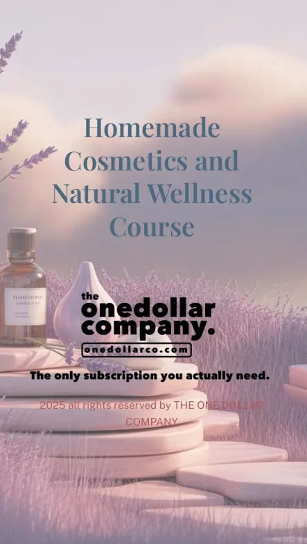 Homemade Cosmetics and Natural Wellness Course