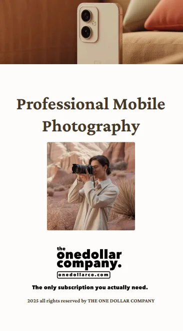 Professional Mobile Photography