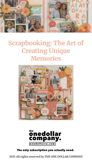 Scrapbooking: The Art Of Creating Unique Memories