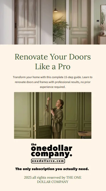 Renovate Your Doors Like A Pro