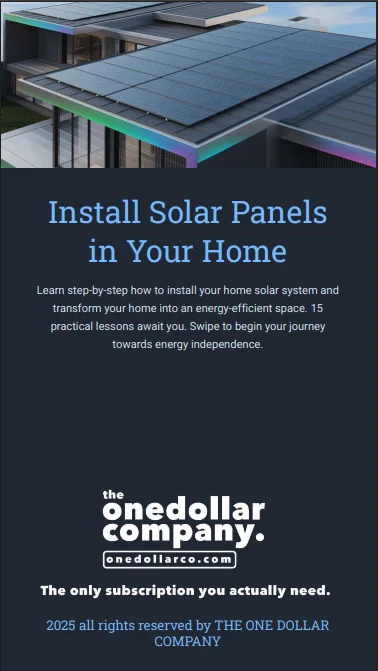 Install Solar Panels In Your Home