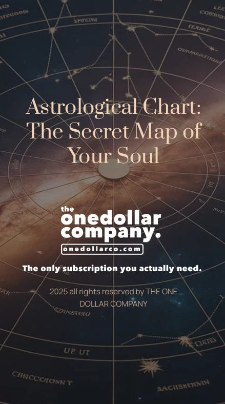 Astrological Chart The Secret Map of Your Soul
