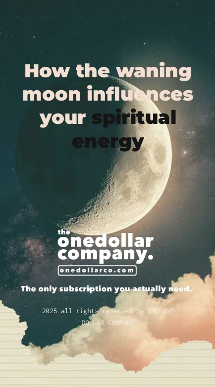 How the waning moon influences your spiritual energy