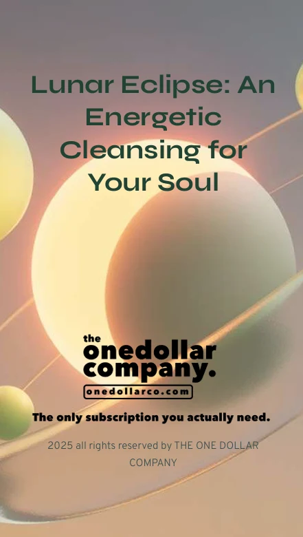 Lunar Eclipse An Energetic Cleansing for Your Soul